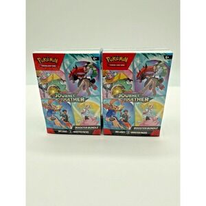 Bundle of 2 Pokémon TCG Scarlet & Violet Journey Together Booster Bundle